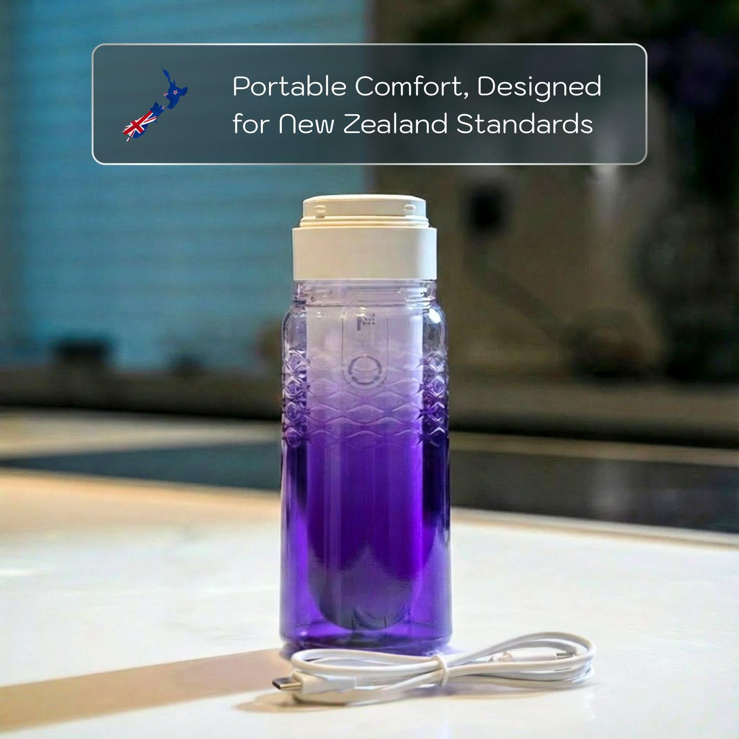 Conor Lumora Rechargeable Electric Portable Travel Bidet Sprayer - Purple