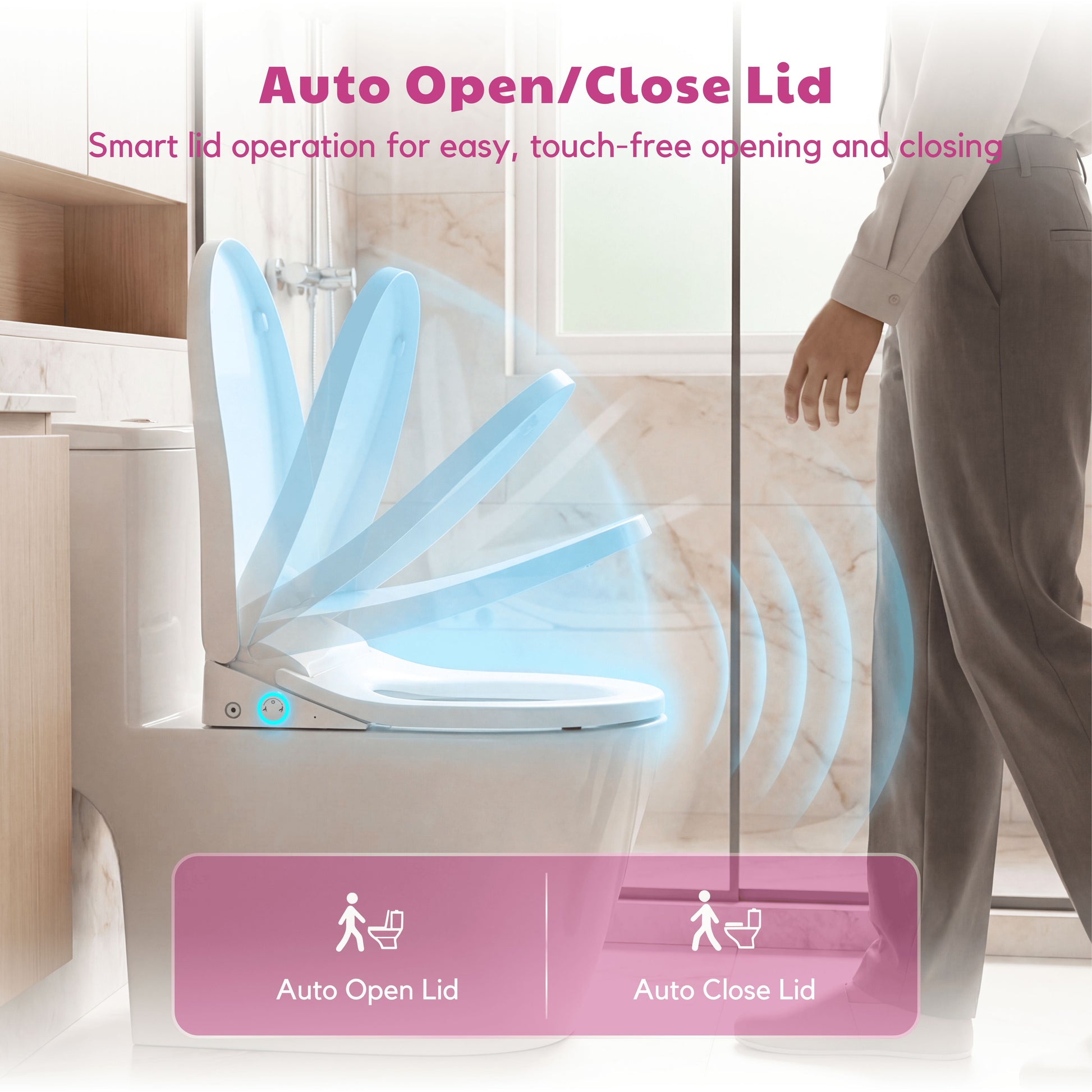 Conor Arista Smart Bidet Seat with Auto Open/Close & Installation Kit Conor 