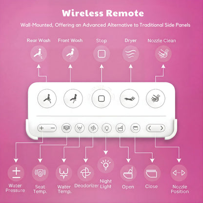 Conor Arista Smart Bidet Seat With Remote Control  
