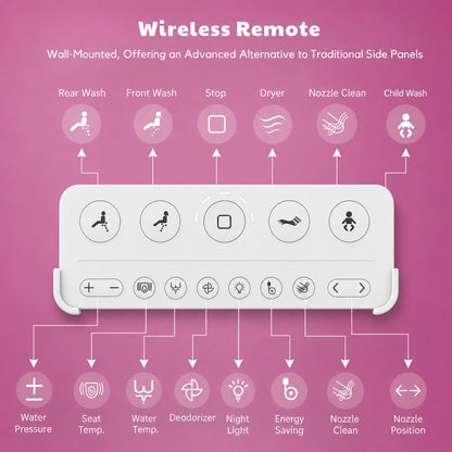 Conor Arista Smart Bidet Seat with Installation Kit Conor 
