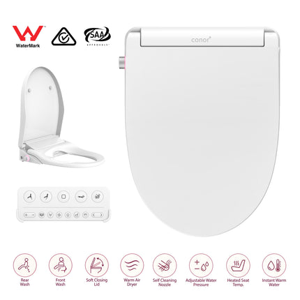 Conor Arista Smart Bidet Seat With Installation Kit