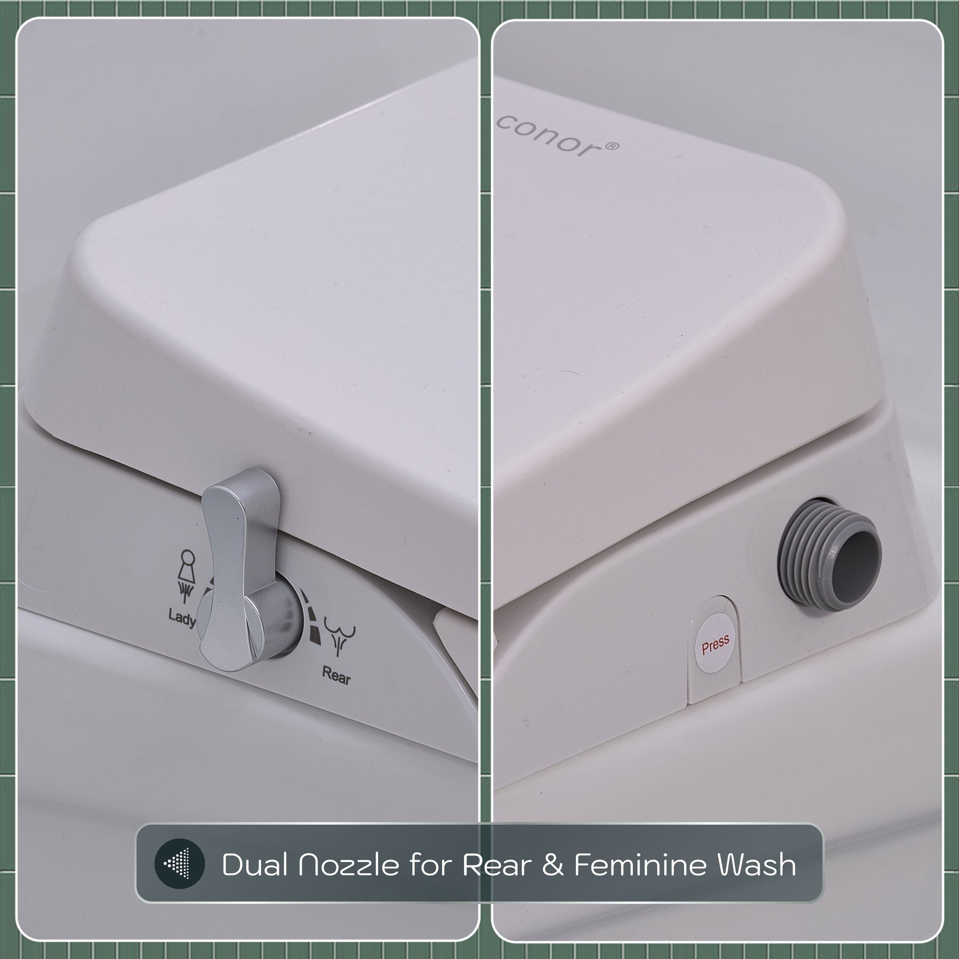 Toilet with Right Water Inlet