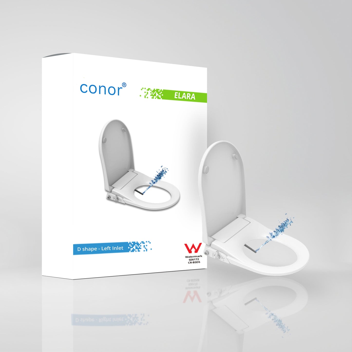 Toilet with Left Water Inlet