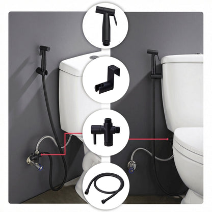 Conor Ember 1.0 Black Handheld Bidet Spray with Installation Kit conors.com.au 