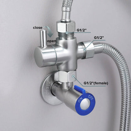 Conor Ember 1.0 Silver Handheld Bidet Spray with Installation Kit conors.com.au 