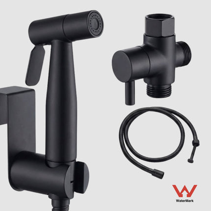 Conor Ember Black Handheld Bidet Spray with Installation Kit conors.com.au 