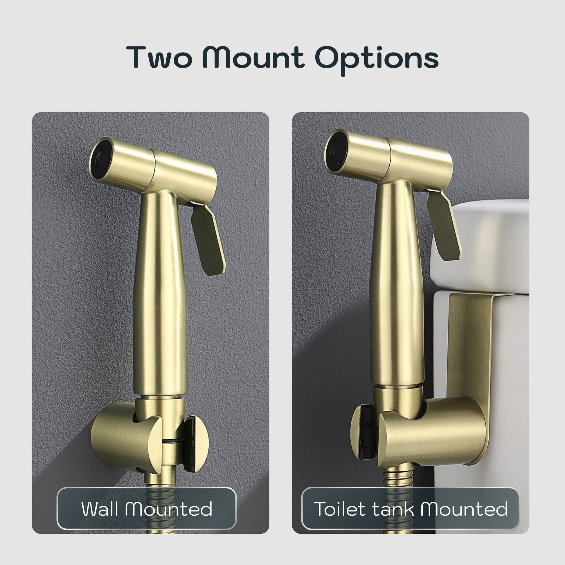 Conor Ember Gold Handheld Bidet Spray with Installation Kit conors.com.au 