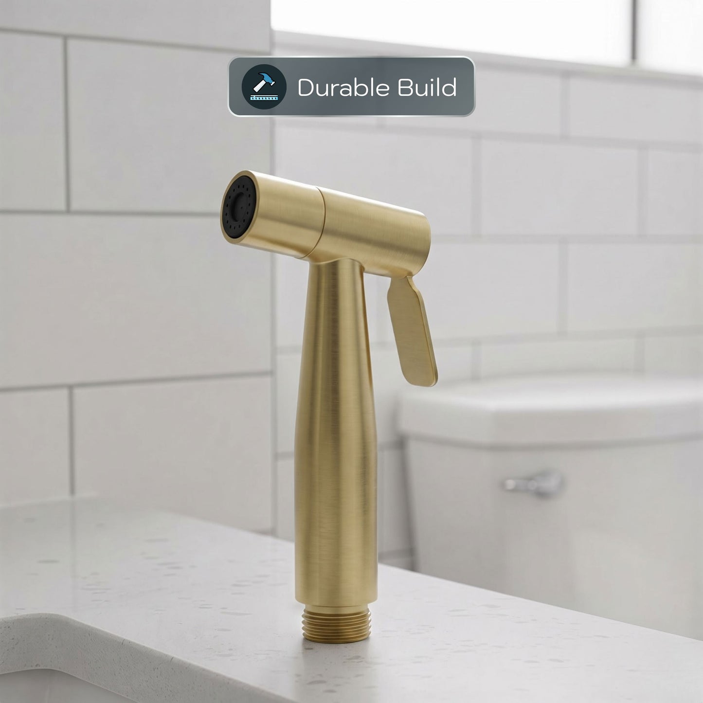 Conor Ember Gold Handheld Bidet Spray with Installation Kit conors.com.au 