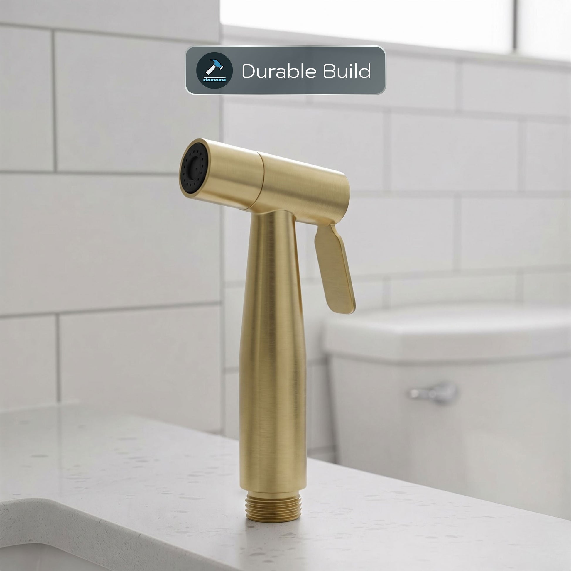 Conor Ember Gold Handheld Bidet Spray with Installation Kit conors.com.au 