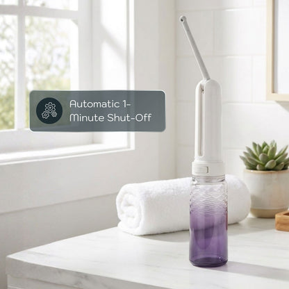 Conor Lumora Rechargeable Electric Portable Travel Bidet Sprayer - Purple conors.com.au 