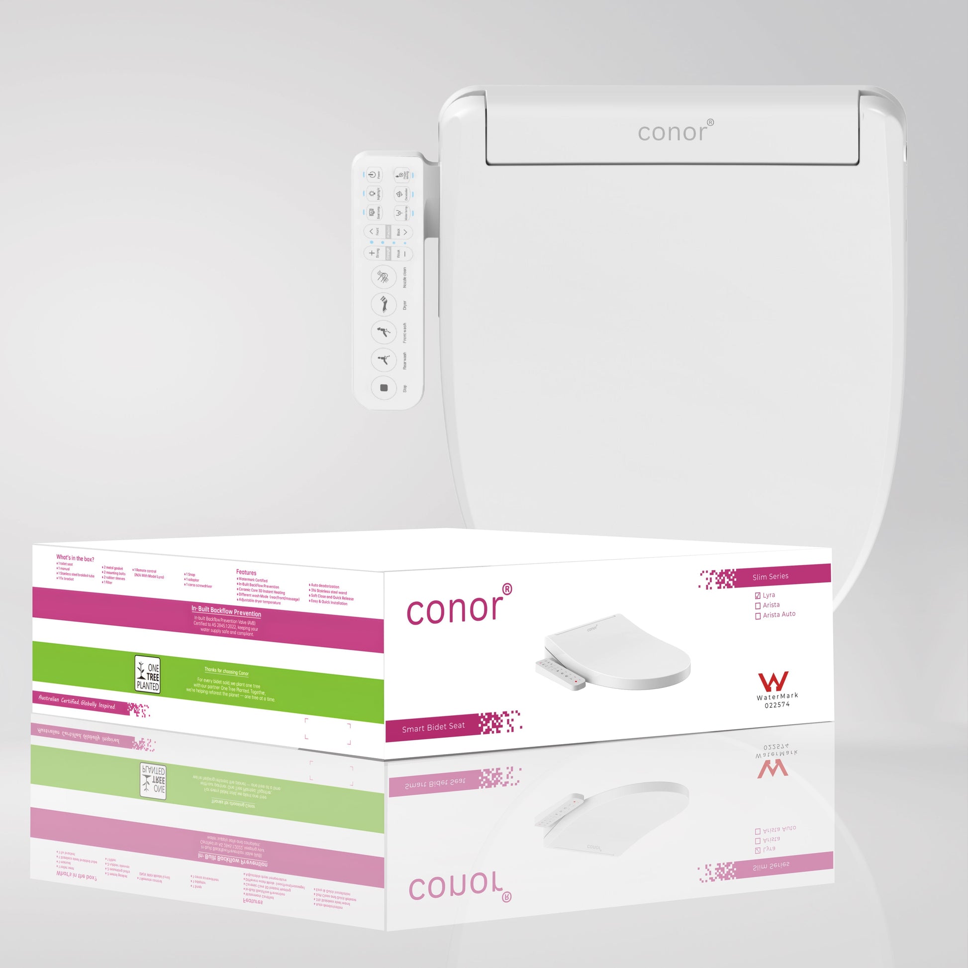 Conor Lyra Smart Bidet Seat with Installation Kit Conor 