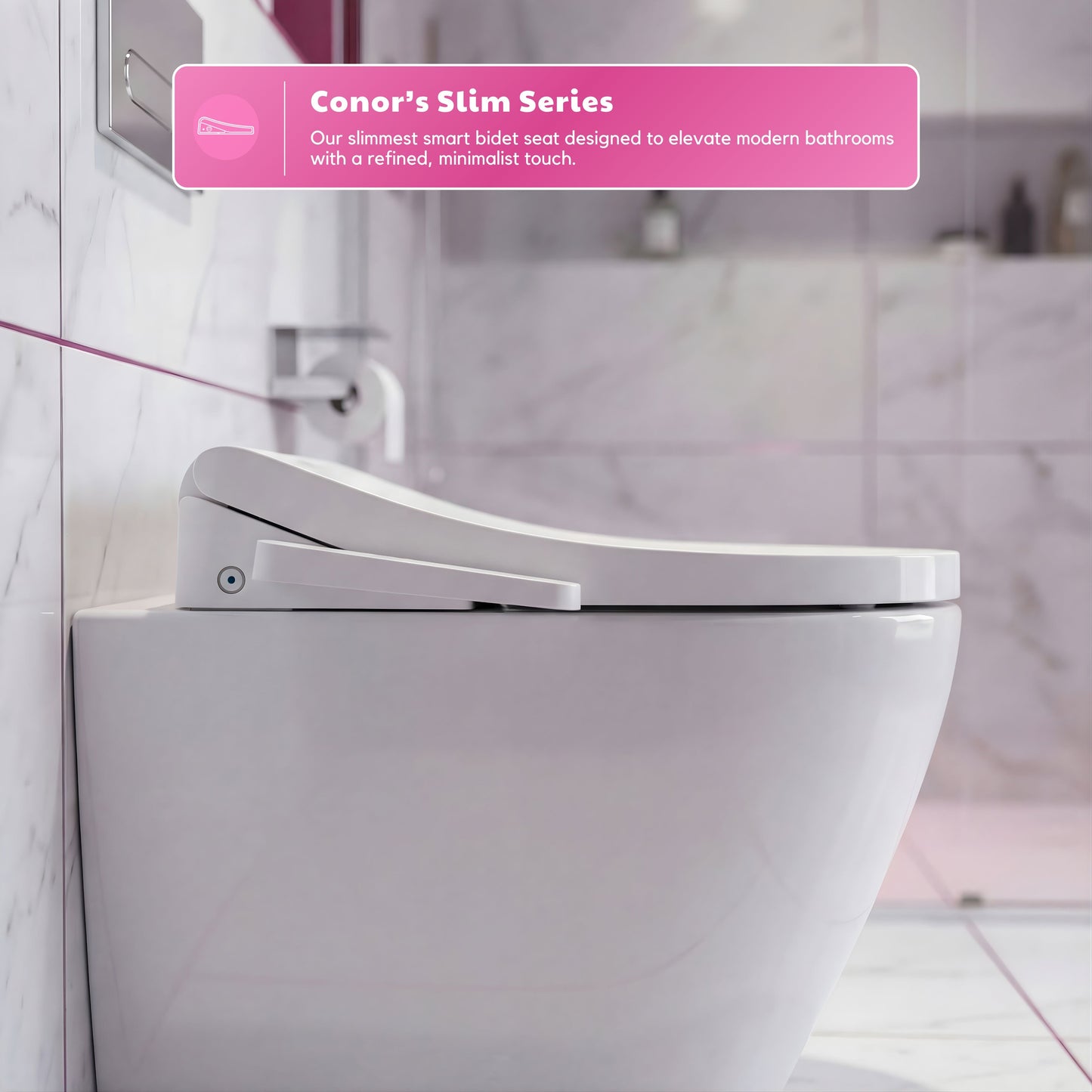 Slim Design Smart Bidet Seat Conor Lyra Australia