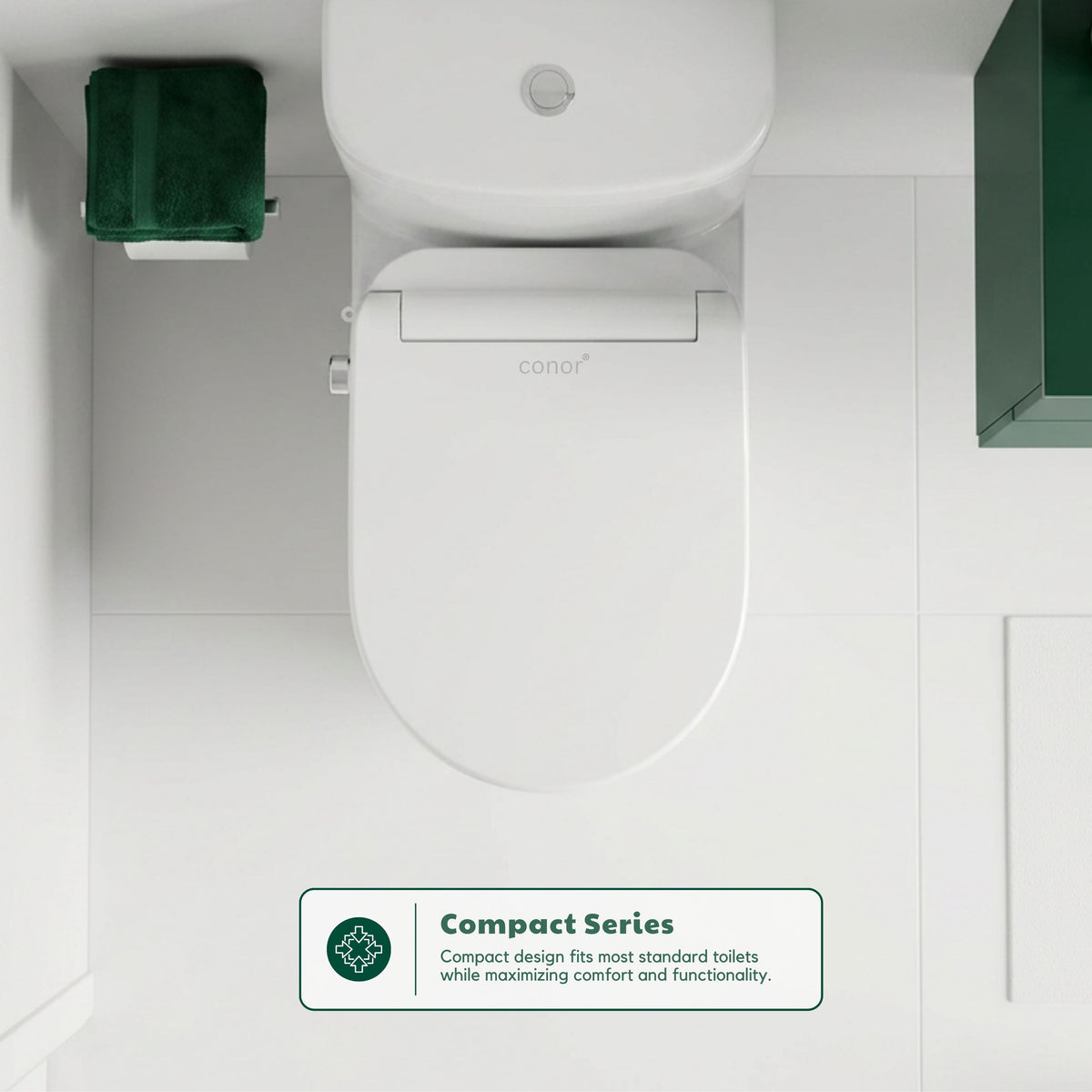 Conor Nova Smart Bidet Seat with Remote Control & Installation Kit Conor 