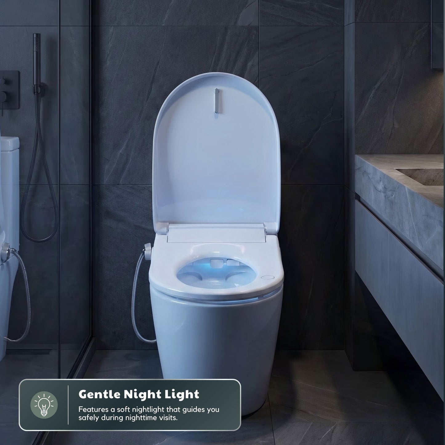 Conor Sylora Smart Bidet Toilet Seat with Installation Kit