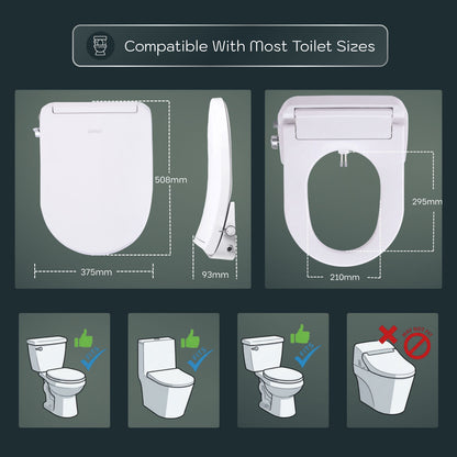 Conor Sylora Smart Bidet Toilet Seat with Installation Kit CONOR BIDET 