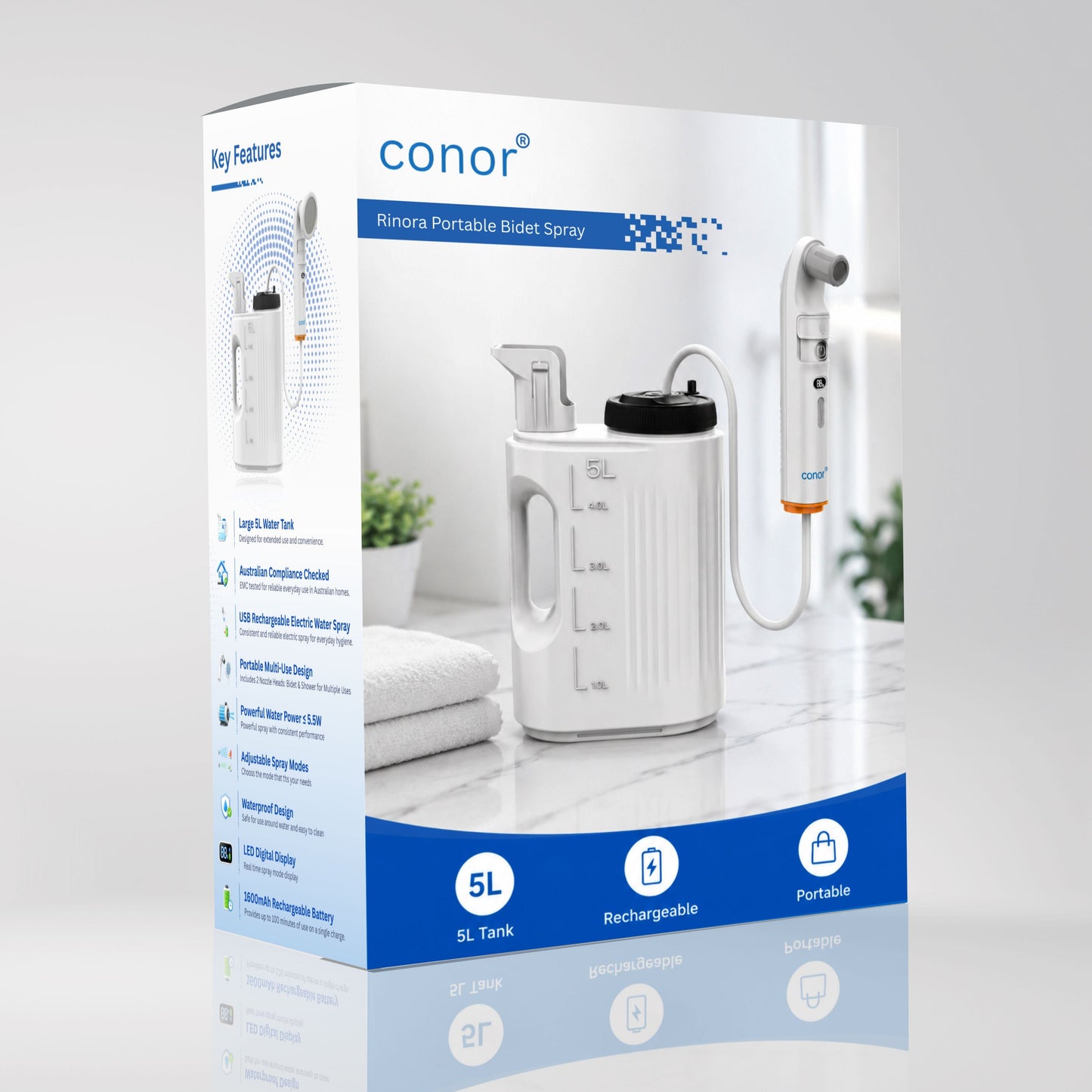 Rinora Portable Bidet Sprayer Conor 