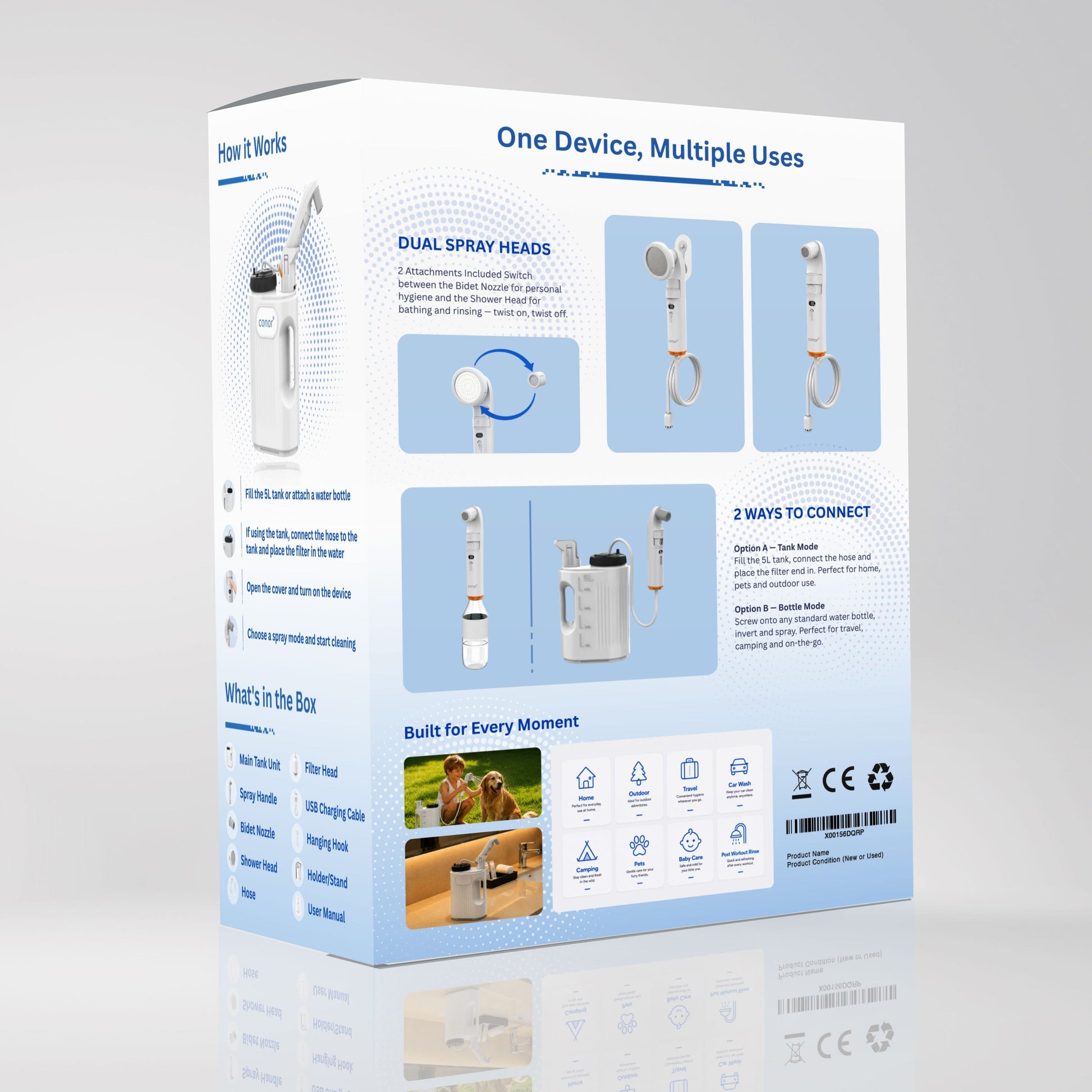 Rinora Portable Bidet Sprayer Conor 